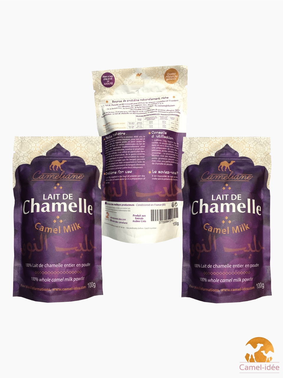 Lait de Chamelle  Pasteurisé (8oz) - Caméli-Boost